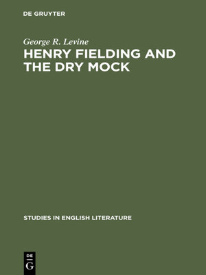 cover image of Henry Fielding and the dry mock